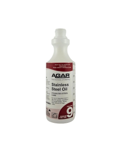 Agar™ D09 Stainless Steel Oil Code 9 Bottle 500ml – Empty Bottle