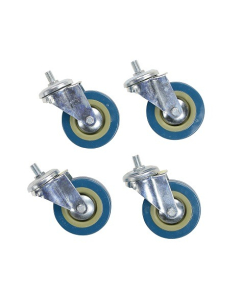 Edco® 19272 Replacement Wheels for Scissor Trolley MKII Metal Frame (4)