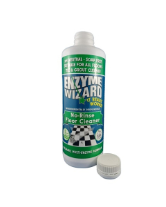 Enzyme Wizard™ EWFC1LE No Rinse Floor Cleaner 1L – Empty Bottle & Lid