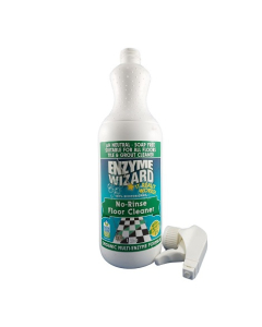 Enzyme Wizard™ EWFC1LRTUE No Rinse Floor Cleaner 1L – Empty Bottle & Trigger