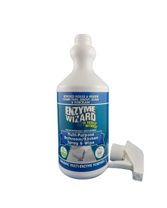 Enzyme Wizard™ EWMM750MLEPK Multi-Purpose Bathroom & Kitchen Spray750ml – Empty Bottle & Trigger