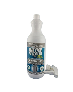 Enzyme Wizard™ EWWB1LE Wheelie Bin Cleaner and Deodoriser 1L – Empty Bottle & Trigger