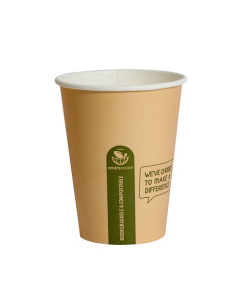 Envirochoice EC-HC0671 Eco Friendly Coffee Cups Single Wall Kraft 12oz/350ml (1000)