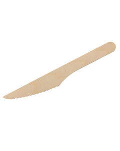 Envirochoice EC-WC0800 Cutlery Knife Wooden Kraft 165mm (100)