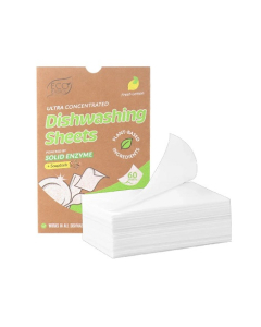 Eco Basics WM-EB-DS-FL Dishwashing Sheets 60 pack - Fresh Lemon