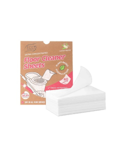 Eco Basics WM-EB-FCS-LM Floor Cleaner Sheets 40 pack &ndash; Lemon Myrtle