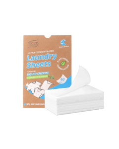 Eco Basics WM-EB-LS-OB Laundry Sheets 60 pack &ndash; Ocean Breeze