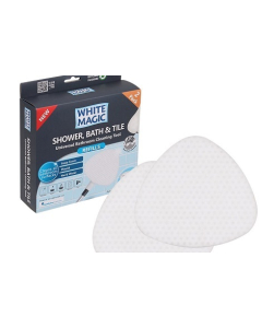 White Magic® WM-SBNTR Shower, Bath & Tile Cleaning Sponge Refills x 2