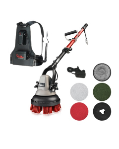 MotorScrubber® M3L Battery Scrubber Starter Kit - Long Handle