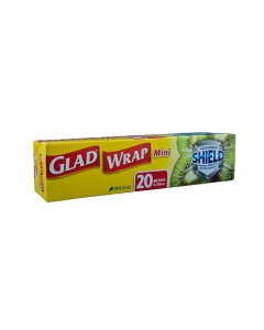 Glad® WMINI20/12 Mini Cling Wrap Dispenser Pack 20cmx20m – 12 rolls