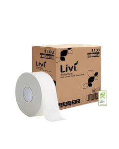 Livi® 1103 Essentials Mini Jumbo Toilet Tissue 2ply 12rolls x 200m