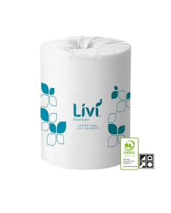 Livi® 1400 Essentials Kitchen Towel Roll 2ply 12rolls x 240Sh