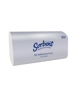 Sorbent® 25412 Professional Multifold TAD Hand Towel 1ply 20pks x 150sh