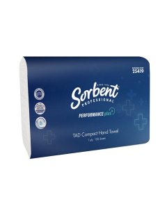 Sorbent® 25419 Performance Plus Compact TAD Hand Towel 1ply 20pk x 120sh
