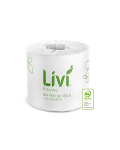 Livi® 7004 Everyday Conventional Toilet Tissue 2ply 48rolls x 700sh