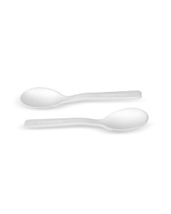 Pac Trading RB-4003 CPLA Compostable Tea Spoon 127mm 20X100pk