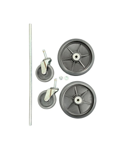 Rubbermaid® 1878367 Executive Quiet Caster and Ball Bearing Wheel Kit - Dark Gray