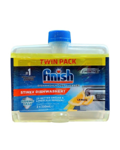 Finish® 3025539 Dishwasher Deep Clean Lemon 4pks x 2 Bottles