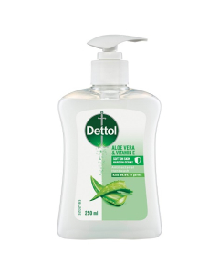 Dettol 3249522 Liquid Hand Wash Aloe Vera and Vitamin E 250mL