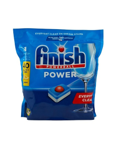 Finish® 3312884 Powerball Power Dishwashing Tablets Lemon 5x40Tablets