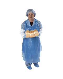 Pro-Val DPEAB500 Disposable LDPE Apron 800X1400mm – Blue (50)