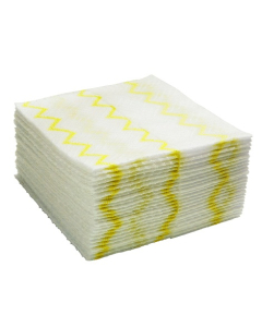 Rubbermaid® 2136054 Hygen™ Disposable Microfibre Cloth 640pk 30.5x30.5cm - Yellow