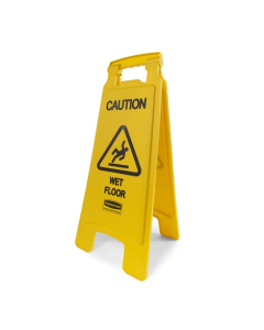 Rubbermaid® FG611277YEL A-Framed Caution Wet Floor Sign 2-Sided 66cm - Yellow