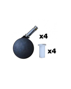 Rubbermaid® FG7805L20000 Wheel Kit for Sturdy Chair™ High Chairs.