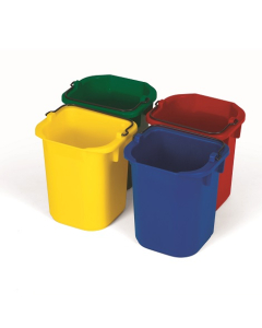 Rubbermaid® FG9T8301000 Disinfecting Pails 4.7L – Blue/Red/Yellow/Green