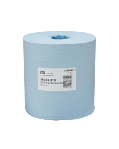 Tork® 2198859 Centrefeed Wipe Basic Paper Roll 1Ply 6x300M M2 - Blue