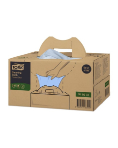 Tork® 510272 Multipurpose Cleaning Cloth Handy Box (210) W7 - Blue