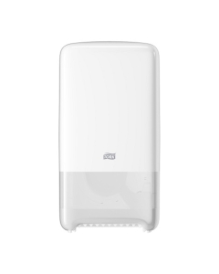 Tork® 557500 Twin Mid-size Mini Jumbo Toilet Roll Dispenser T6 ABS – White