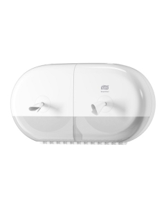 Tork® 682000 SmartOne® Twin Mini Toilet Roll Dispenser T9 ABS – White