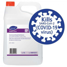 Diversey™ Shield Citrus Comm Grade Disinfectant Cleaner 5L - Hanleys