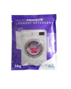 Accom Assist AA-LP50GGRS Laundry Detergent Powder Sachet 250 x 50g