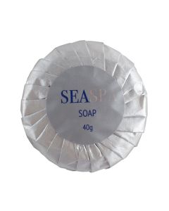 Accom Assist EVO-S40P Seaspa Guest Soap Pleated Wrapped 250 x 40gm