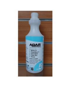 Agar™ D05 Glass Cleanser Code 5 Bottle 500ml – Empty Bottle