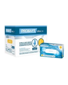 ProSafe™ L-ULNTH-PF Ultra Lite Nitrite Examination Gloves Blue Powder Free Large (100)
