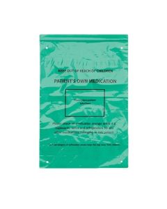 Austar MS050 Patients Own Medication Bags Resealable – Green (500)