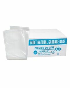 Austar NAT240LT Garbage Bag 240L Natural 1130mm x 1420mm (100)