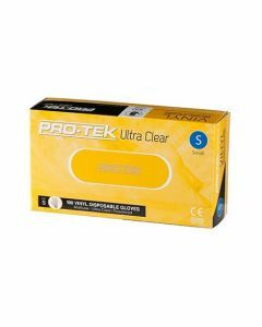 Pro-Tek™ GUCLP-S Vinyl Gloves Small – Lightly Powdered - Clear (100)