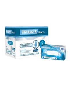 ProSafe™ S-ULNTH-PF Ultra Lite Nitrite Examination Gloves Blue Powder Free Small (100)