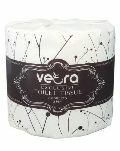Veora™ 22810F Exclusive Luxury Toilet Roll 2 Ply 48 rolls x 400 sheets