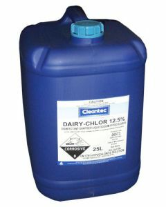 Ecolab® 26573 Cleantec Dairy Chlor 12.5% Disinfectant 25L