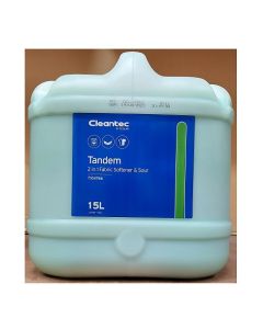Ecolab® 7104766 Cleantec Tandem 2 in 1 Fabric Softener & Sour 15L
