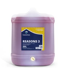 Custom Care 50611 Reasons 3 Hospital Grade Disinfectant Deodorant 20L