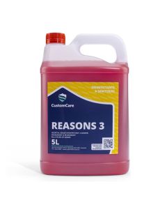 Custom Care 50619 Reasons 3 Hospital Grade Disinfectant Deodorant 5L