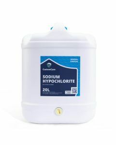 Custom Care 51711 Sodium Hypochlorite 10% Bleach 20L