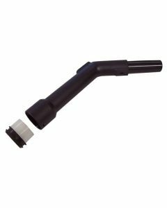 Cleanstar™ BPB032 Plastic Bent End Piece with Hul and Ring Clip 32mm – Black