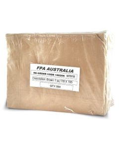 Capri® 100206 Brown Paper Bag 1 Flat (Strung) 178 x 165 – 500 bags